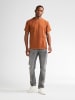 Petrol Industries Baumwoll-T-Shirt im Regular Fit owens in Orange