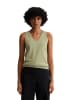 Marc O'Polo V-Neck-Top slim in smooth sage