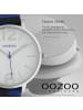 Oozoo Analog-Armbanduhr Oozoo Timepieces blau, schwarz groß (ca. 43mm)
