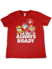 Paw Patrol Shirt "Paw Patrol Always Ready Kids Tee" in Rot