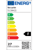 näve LED-Außenleuchte 27W "Dias" in schwarz - EEK F - (L)18,1cm x (H)26,3cm