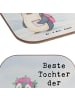 Mr. & Mrs. Panda Untersetzer Pinguin Beste Tochter der Welt Desi... in Weiß