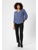 Kaffe Langarm-Bluse KAkamilla Regular fit in Blue Indigo