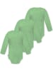 Normani Outdoor Sports 3ER PACK Baby Merino Langarmbody Tuai in Grün