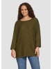 QS Strickpullover in 7864_olivgrün