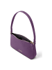 Lazarotti Bologna Leather Pochette Schultertasche Leder 22 cm in purple