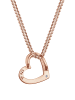 Elli DIAMONDS  Halskette 925 Sterling Silber Herz in Rosegold