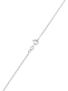 Elli Halskette 925 Sterling Silber Wellen in Silber