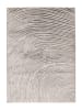 Vivorum Wohnzimmer Teppich – Kurzflorteppich Chalk 425 in silber - beige