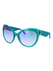 Guess Frauen Sonnenbrille Schmetterling Türkis