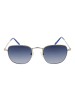 Funky Buddha Unisex Sonnenbrille Rechtwinklig Silber