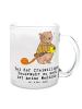 Mr. & Mrs. Panda Teetasse Bär Freiwillige Feuerwehr mit Spruch in Transparent