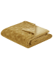Beliani Tagesdecke SITAPUR in Gelb - (W) 150 x (H) 1 x (L) 200 cm