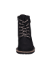 Ecco Damenschnürrstiefel kalt flach Womens in  Schwarz