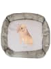 Mr. & Mrs. Panda Hundebett Bloodhound Lebensretter ohne Spruch in Grau Pastell