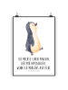 Mr. & Mrs. Panda Poster Pinguin marschieren mit Spruch in Weiß