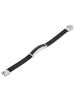 Adeliás Unisex Armband aus Leder 21 cm in schwarz