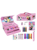 Hello Kitty Mal- und Zeichenkoffer Kinder Kreativset mit Stiften & Zubehör