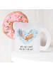 Mr. & Mrs. Panda Kaffeetasse Mäuse Herz mit Spruch in Transparent