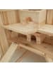 tectake Hamsterkäfig Benni 115 x 60 x 58 cm, braun