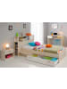 Parisot Kinderzimmer Set 4-tlg Schreibtisch Nachttisch Stauraumbett 90 x 200 cm