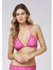 Chiemsee Gemustertes Triangel-Bikini-Top in Pink