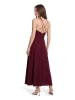 Vera Mont Abendkleid mit Volant in Deep Dahlia