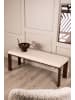 ebuy24 Sitzbank Chester Weiß 120 x 40 cm