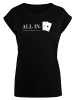 F4NT4STIC T-Shirt Poker All In Karten in schwarz