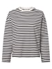 Marie Lund Sweatshirt in weiß marine