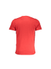 cavalli CLASS Rotes Baumwoll-T-Shirt