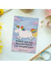 Mr. & Mrs. Panda Postkarte Einhorn Happy Design mit Spruch in Weiß