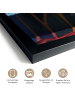 OnlyWow Poster mit Leiste Bunte Treppe