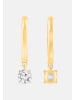 Ethische Diamanten Ohrringe aus 375 Gelbgold mit Lab Grown Diamant