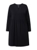 Ulla Popken Midikleid in schwarz