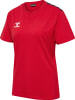 Hummel Sportshirt "Hmlauthentic Co T-Shirt S/S Woman" in Rot