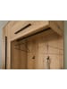 Furn.Design Kompaktgarderobe Evoke Eiche 111 x 200 cm, Garderobe mit Soft-Close