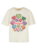 F4NT4STIC Tee Muttertag Mama Herzen in Whitesand