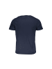 GianMarco Venturi Blaues Baumwoll-T-Shirt