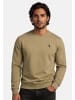 U.S. Polo Assn. Pullover USJaxxon – Herren Sweatshirt mit Rundhalsausschnitt in Beige-Navy