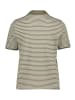 Betty Barclay Poloshirt mit Ringel in Khaki/White