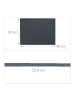 relaxdays 6 x Schieferplatte in Schwarz - (B)40 x (T)30 cm