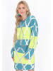 IZIA Sweater in turquoise lime