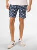 Finshley & Harding London Baukasten-Shorts in marine weiß