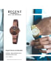 Regent Armbanduhr Regent Metallarmband braun klein (ca. 30mm)