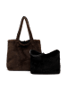 EMILY & NOAH Shopper E&N Eva Fluffy in black/brown