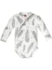 Makoma Langarmbody Federn in weiss