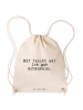 Mr. & Mrs. Panda Sportbeutel Mir reicht es! Ich... mit Spruch in Creme