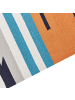 Beliani Kelim NORATUS in Bunt/Blau/Grau - (W) 140 x (L) 200 cm