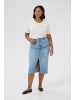 KAFFE curve Denimrock KCzarah Regular fit in Light Blue Denim